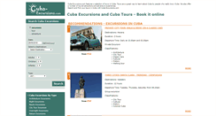 Desktop Screenshot of cuba-excursions.com